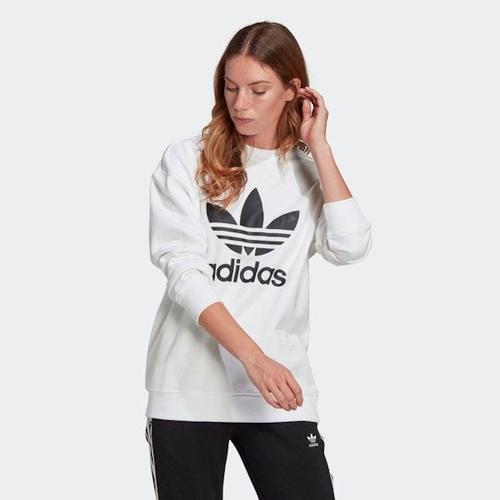 Adidas Trf Crew Sweat Felpa Bianco Gn2961 (46 - Bianco)