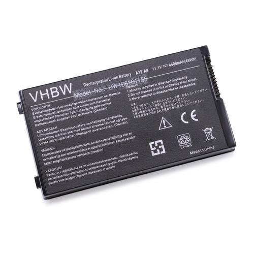 vhbw Batterie compatible avec Asus X61w, X61z, X82, X85c, X85l, X85s, X85se, X88, Z99, Z99Fm ordinateur portable Notebook (4400mAh, 11,1V, Li-ion)