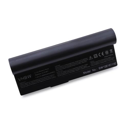 Batterie Li-Ion 6600mah 7.4v Noir Compatible Pour Asus Eee Pc 901 / 904 / 904ha / 904hd / 1000 / 1000h / 1000ha / 1000hd / 1000he/ 1000ha Etc.