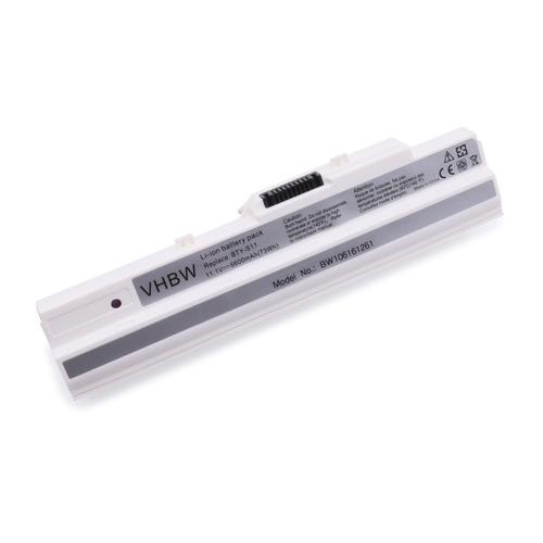 vhbw Li-Ion Batterie 6600mAh (11.1V) pour ordinateur portable, Notebook Datron Mobee N011 comme BTY-S11.