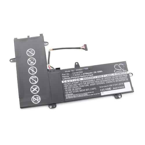 vhbw Batterie compatible avec Asus Transformer Book 11,6, TP200S, TP200SA, TP200SA3050 ordinateur portable Notebook (4750mAh, 7,6V, Li-polymère)