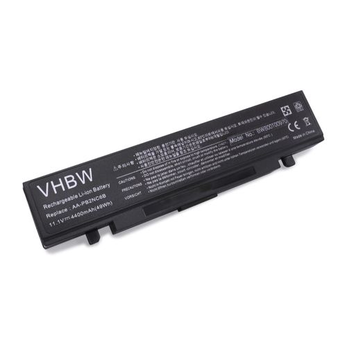 vhbw Batterie compatible avec Samsung NP-R58, NP-R60, NP-R60 Plus, NP-R60S, NP-R60Y, NP-R70 ordinateur portable Notebook (4400mAh, 11,1V, Li-ion)