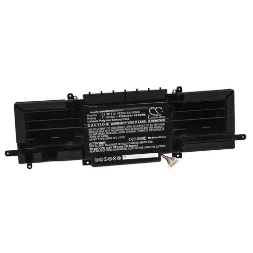 vhbw Batterie compatible avec Asus Zenbook UX333, UX333FA, UX333FA-A3075T, UX333FA-A3076T ordinateur portable Notebook (4250mAh, 11.55V, Li-polymère)