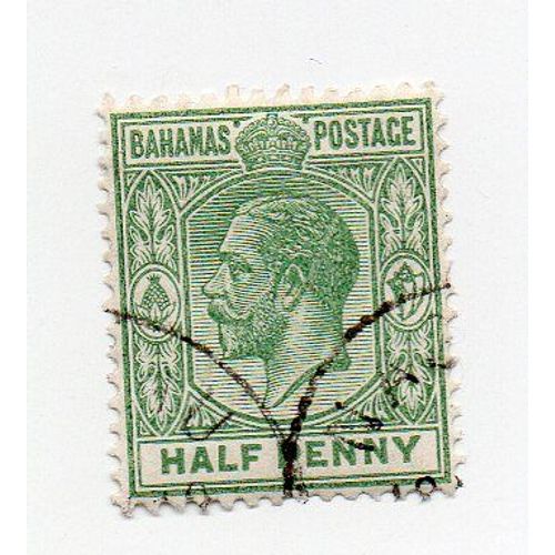Bahamas- 1 Timbre Oblitéré- Roi George V