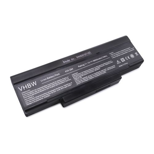 vhbw Batterie compatible avec MSI Megabook GX400, GX400X, GX403, GX403X, GX600, GX600X, GX610, GX610X ordinateur portable (6600mAh, 11,1V, Li-ion)