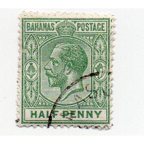 Bahamas- 1 Timbre Oblitéré- Roi George V
