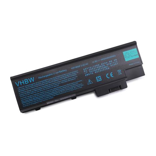 Vhbw Batterie Compatible Avec Acer Aspire 3002lmi, 3002nwlci, 3003, 3003lc, 3003wlci, 3003wlm, 3004 Ordinateur Portable (4400mah, 14,8v, Li-Ion)