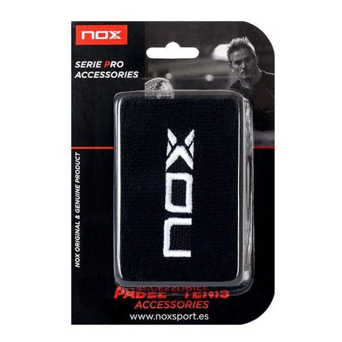 Accessoires: Muñequera Nox Blister Negra 2 Ud-Taille-