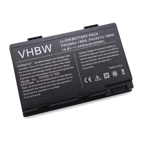 vhbw Li-Ion batterie 4400mAh (14.8V) pour ordinateur,pc Toshiba Satellite M40X-114, M40X-118, M40X-129, M40X-141 comme PA3395U-1BRS, PA3421U-1BRS.