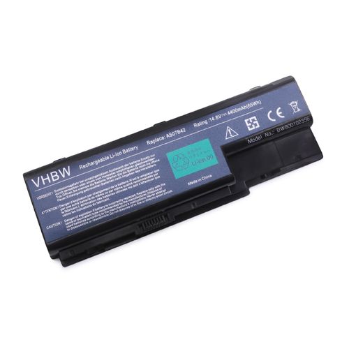 Vhbw Batterie Compatible Avec Acer Aspire 6920g-814g32bn, 6920g-832g25bn, 6920g-834g32bn Ordinateur Portable Notebook (4400mah, 14,8v, Li-Ion)