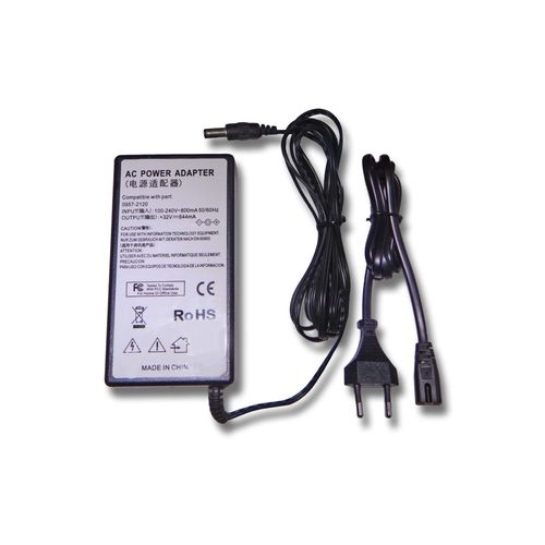 vhbw Imprimante Adaptateur bloc d'alimentation Câble d'alimentation Chargeur compatible avec HP Photosmart A526, A532, A610, A616 imprimante - 0.844A
