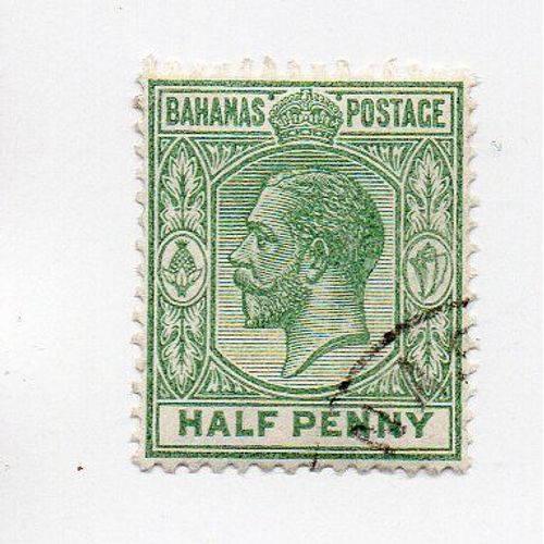 Bahamas- 1 Timbre Oblitéré- Roi George V