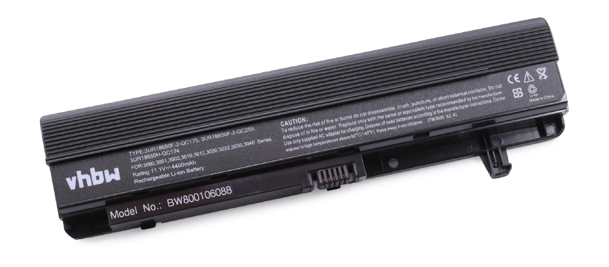 vhbw Batterie compatible avec Acer Travelmate 3000, 3010, 3030, 304...