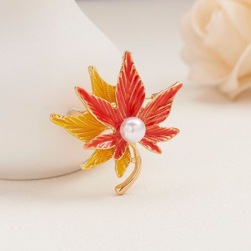 Broches Fleur De Tournesol Rose Pour Femmes, Nouvelle Tendance, Élégantes, À La Mode, Peinture À L'huile, Rouge, Bijoux De Fête De Mariage