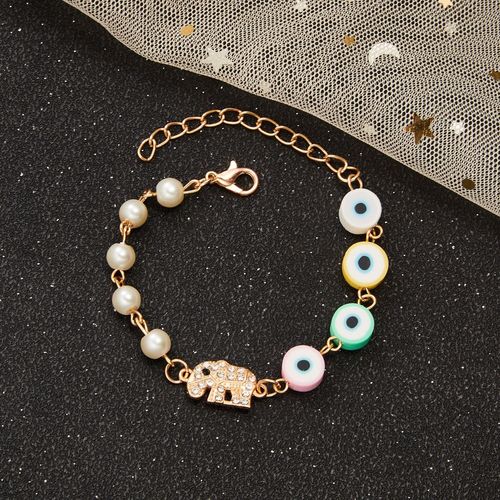 Bracelet En Argile Style Bohémien Pour Femmes, Bijoux En Forme D'étoile, Fleur, Papillon, Strass, Éléphant, Dauphin, Hibou, Breloque Pour Filles