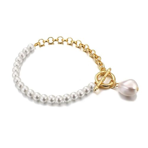 Bracelets En Chaîne De Perles Pour Femmes, Nouvelle Tendance, Pendentifs En Métal De Tempérament Inhabituel, Bijoux