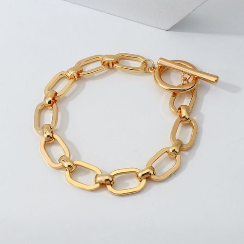 Bracelets À Chaîne En Métal Doré Pour Hommes Et Femmes, Accessoire Minimaliste, Classique, Nouvelle Collection 2021