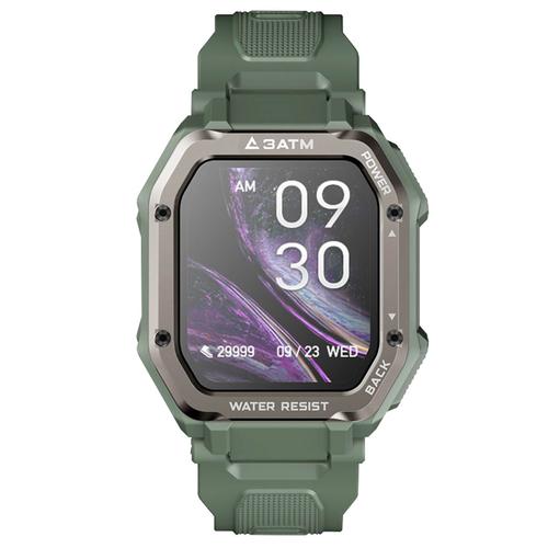 Montre Sport Connectée Bluetooth Certifié Water Resist Ideapro Vert