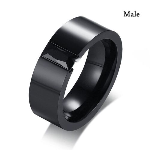 Bagues De Couple Élégantes En Zircon, Incrustation En Acier Inoxydable, Bague Noire Pour Hommes, Strass Noirs, Ensembles De Bagues Pour Femmes, Bijoux De Bande De Mariage