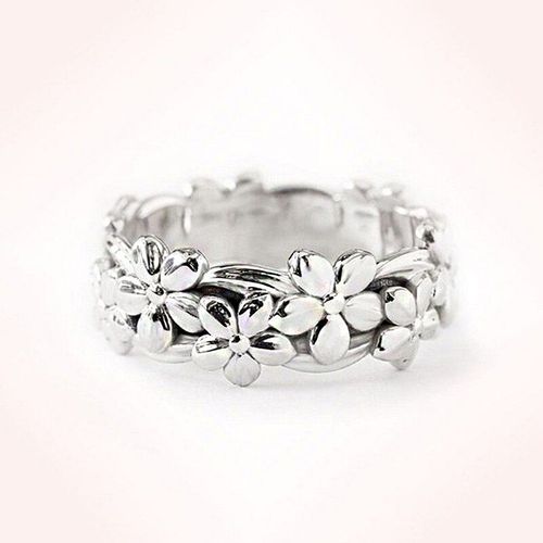 Bagues À Fleurs Classiques En Or Rose Pour Femmes, Bague De Fiançailles, Bijoux De Fête Élégants, Design Concis