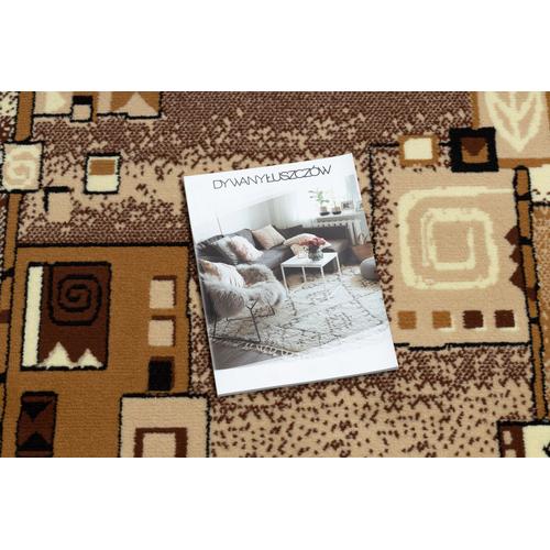 110x980 Cm Tapis De Couloir Bcf Szlaczek Beige 110 Cm