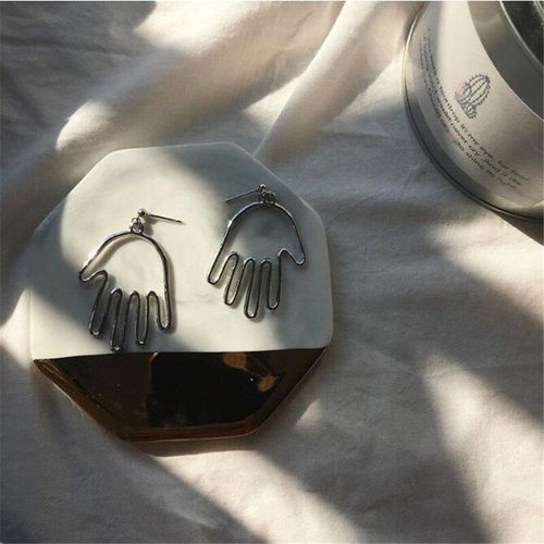 Boucles D'oreilles Pendantes En Métal Doré Pour Femmes, Bijoux De Charme, À La Mode