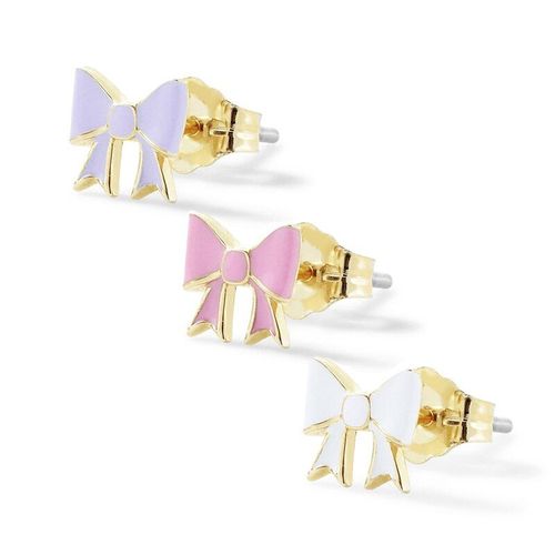 Boucles D'oreilles À N¿Ud Papillon Rose Blanc Violet, Doux Et Mignon, À La Mode, Accessoires De Fête, Charmant, Cadeau De Bijoux Pour Fille