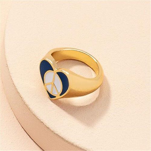 Bague Créative En Résine Multicolore En Forme De C¿Ur Pour Femme, Bijoux Vintage, Cadeaux Exquis