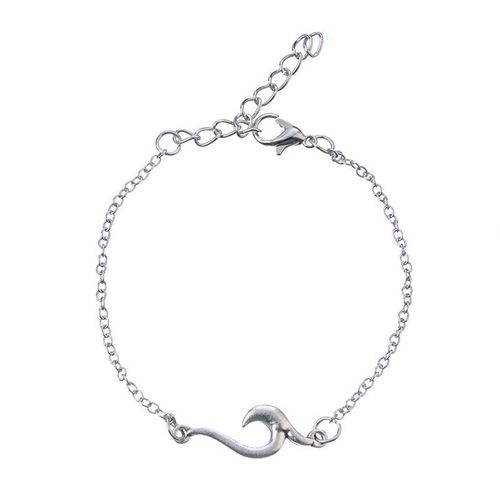 Bracelet À Main En Métal Argenté Pour Femme, Bijou Créatif, Mode, Fête Sur La Plage, Design Simple