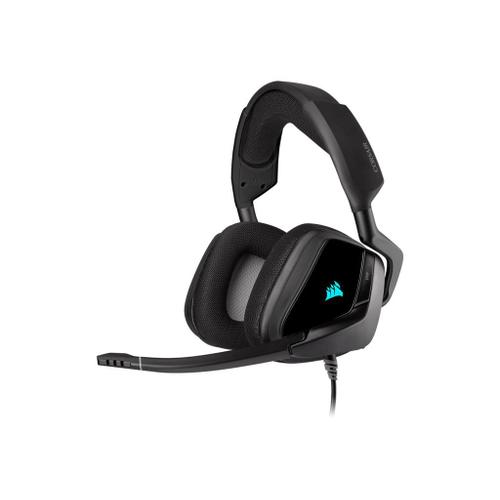 CORSAIR Gaming VOID RGB ELITE - Micro-casque - circum-aural - filaire - USB - carbone