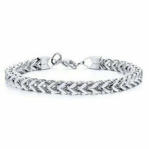 Bracelet En Acier Inoxydable Pour Hommes, Bijoux À La Mode, Couleur Or, Noir, Argent, Chaîne, Hip Hop, Sport