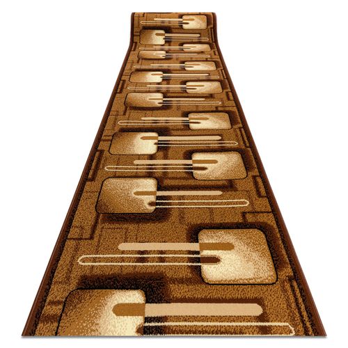 100x890 Cm Tapis De Couloir Bcf Framboise Marron 100 Cm