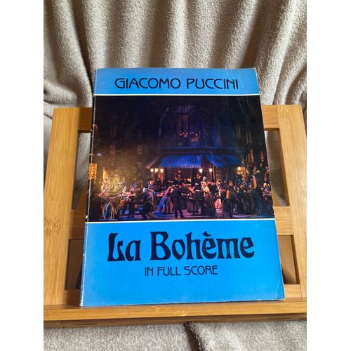Puccini La Boheme Partition D'orchestre Éditions Dover