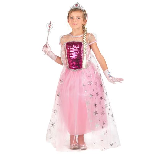 Déguisement Et Accessoires De Princesse Rose Fille - Taille: 10 - 12 Ans (120cm)