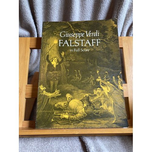 Verdi Falstaff Partition D'orchestre Éditions Dover