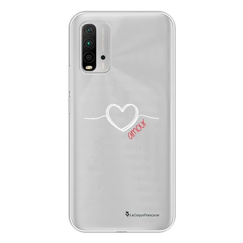 Coque Xiaomi Redmi 9t 360 Intégrale Transparente Coeur Blanc Amour Tendance La Coque Francaise.
