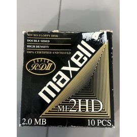 Micro floppy disk maxell MF2HD 2.0 MB
