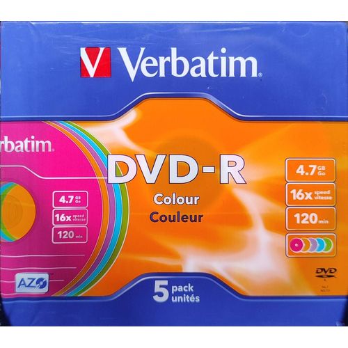DVD-R 4.7GB(5 pack unités)