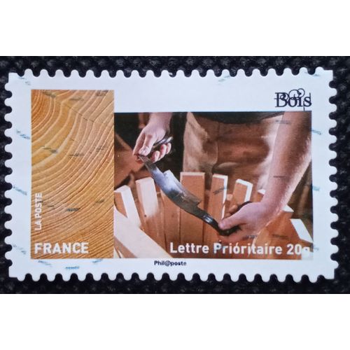 France 2015 Timbre Oblitéré Yt 1078 - Bois - Carnet Les Métiers De L'artisanat En France