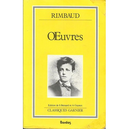 Rimbaud ?uvres Classique Garnier