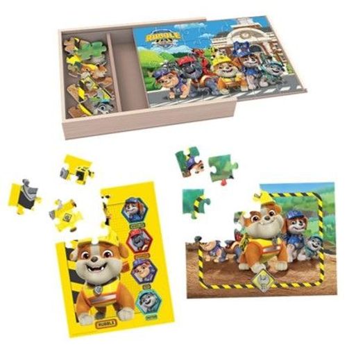 Games Boite 3 Puzzles Bois Fsc Ruben & Compagnie