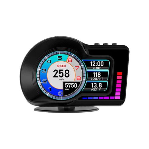 Kwhud Hud-Compteur De Vitesse Gps Pour Voiture,Affichage Obd2,Ordinateur De Bord,Compteur De Température,Subaru Forester,Impreza,Xv 2008-2024,Jane - Type White