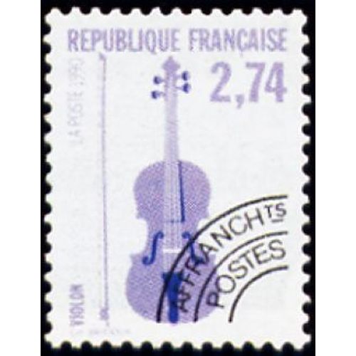 1 Timbre Préoblitéré France 1990, Neuf - Violon - Yt Pre Ob N° 212