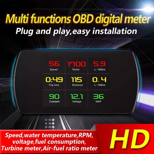 Bigbigroad-Voiture Hud Affichage Tête Up Obd 2,Projecteur De Pare-Brise Pour Land Rover Defender Discovery Range Rover 2014 2015 2016 2017