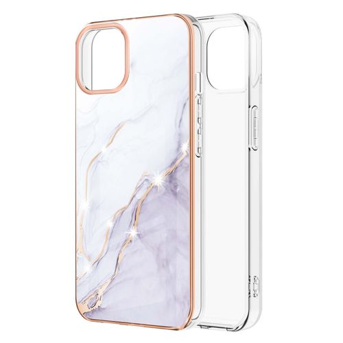 Advansia Housse Etui Coque Pour Samsung Galaxy S22 [Marbree - Nacree]