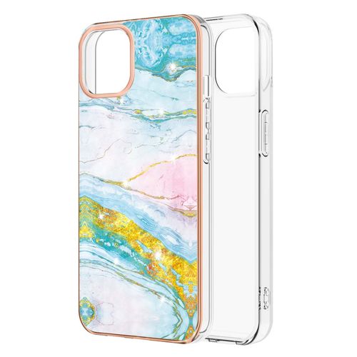 Advansia Housse Etui Coque Pour Samsung Galaxy S22 Plus [Marbree - Nacree]
