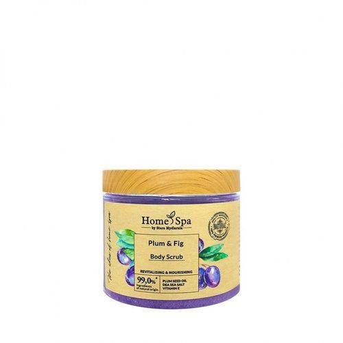 Gommage Corps Prune & Figue 260g - Gommage Corps Femme Exfoliant Et Hydratant, Gommage Corps Homme, Gommage Pour Le Corps Et Gommage Jambe 