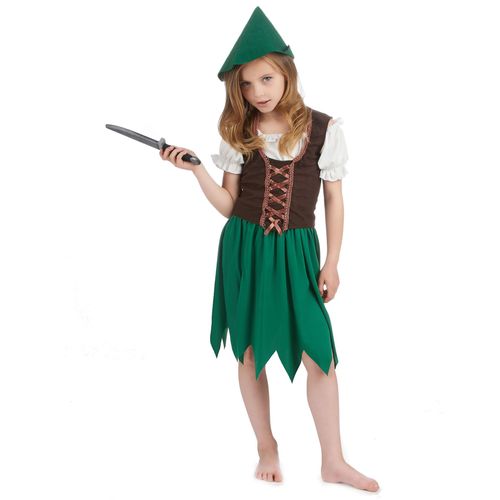 Déguisement Fille Des Bois - Taille: S 4-6 Ans (110-120 Cm)