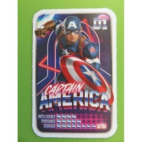 Carte Marvel Leclerc 2021 Captain America 01