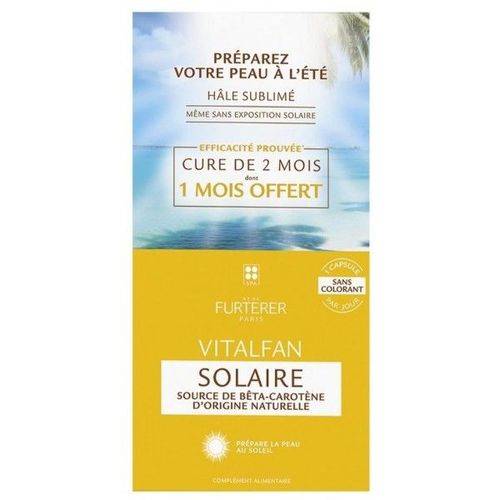 Compléments Alimentaires Solaire 2 Mois Vitalfan René Furterer 